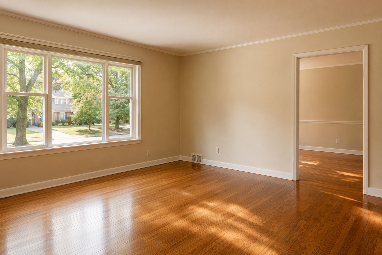 A cleared home ready for its next chapter